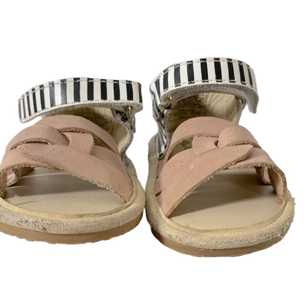 Little Bipsy Isla Sandals-Blush & Black Stripe - Picture 3 of 9